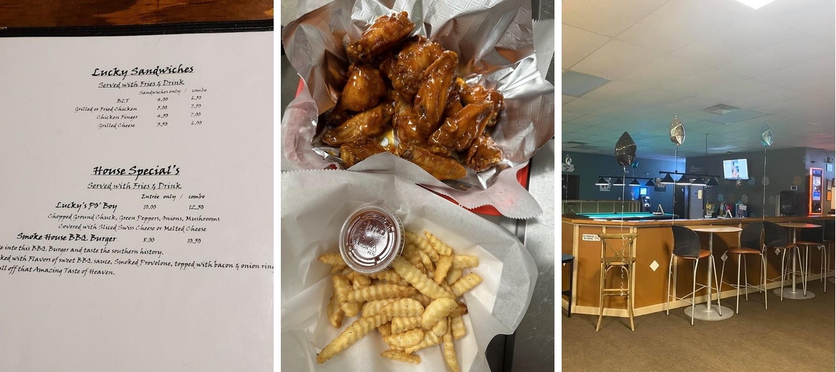 Lucky Break Grill & Billiards Menu