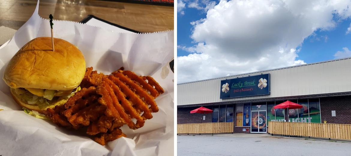 Lucky Break Grill & Billiards Menu