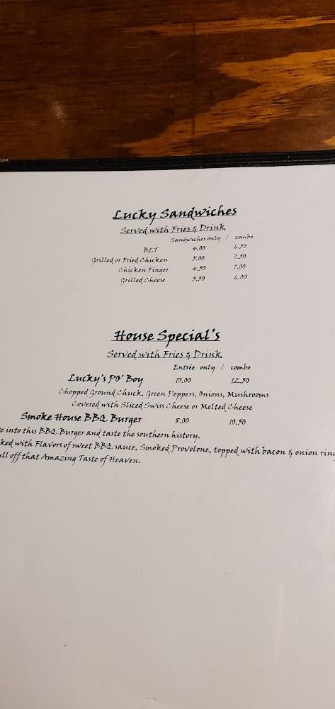 Lucky Break Grill & Billiards Menu image 1