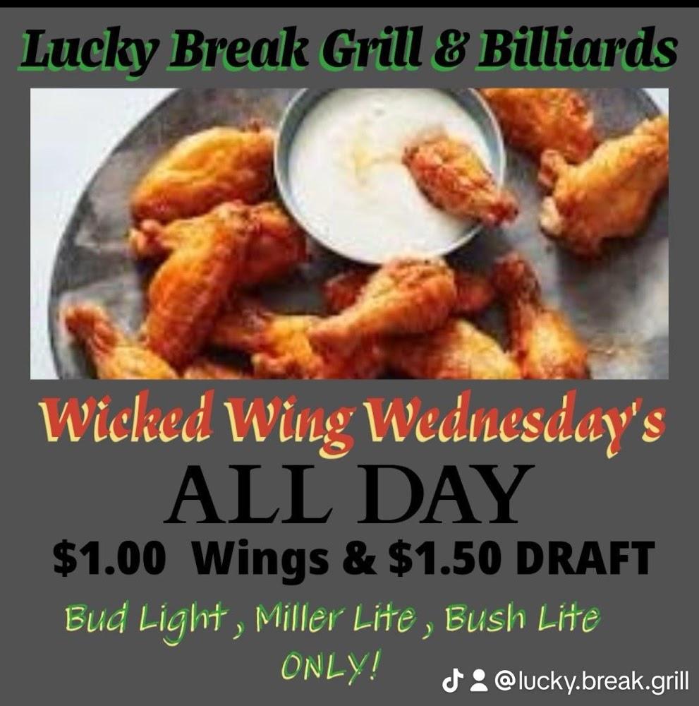 Lucky Break Grill & Billiards Menu image 3