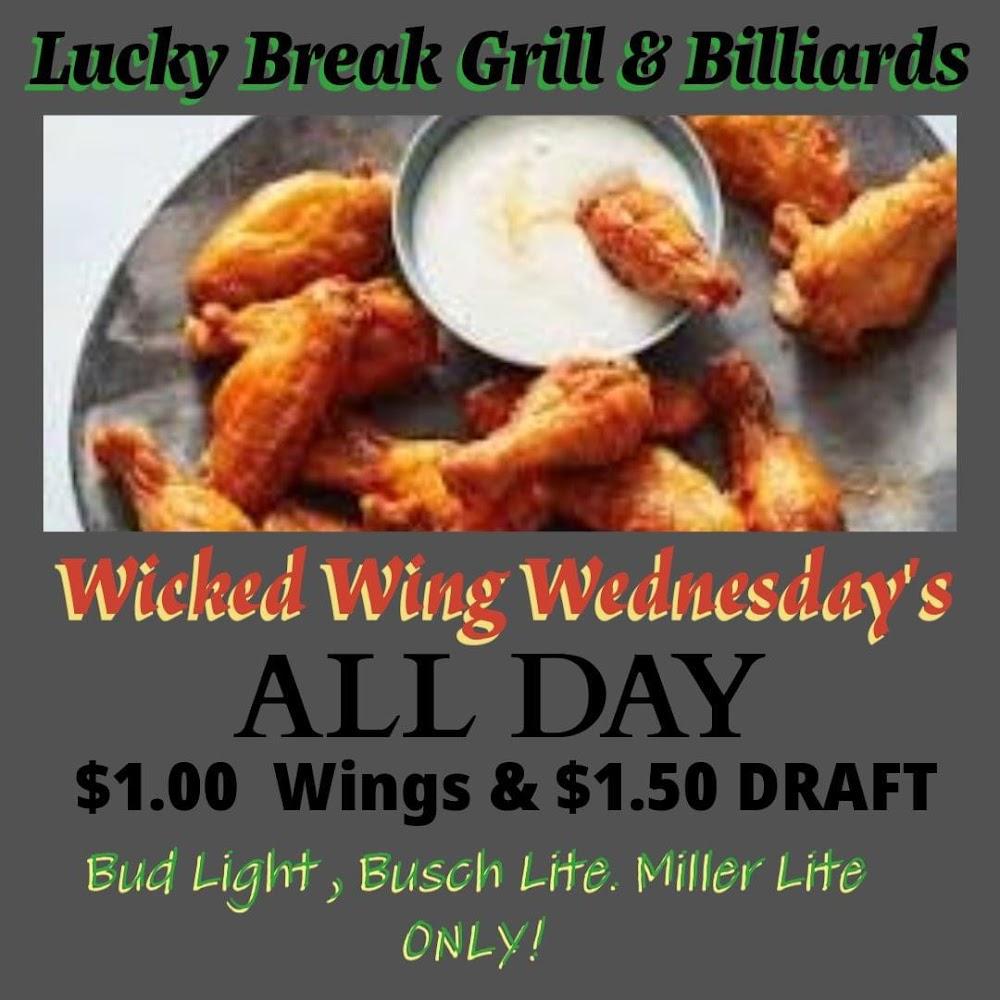 Lucky Break Grill & Billiards Menu image 4